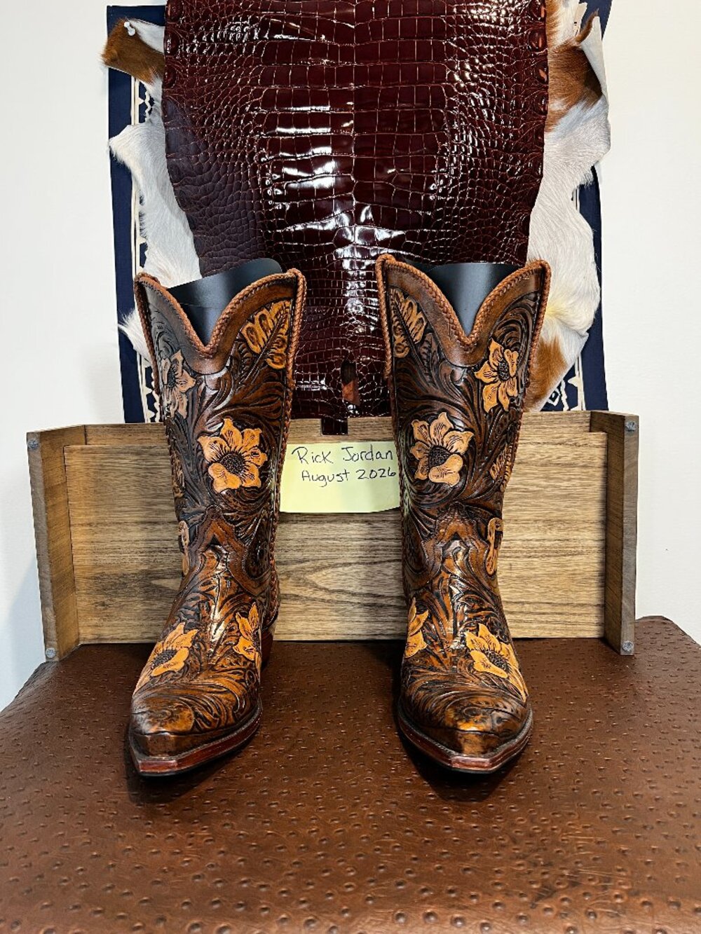 Star by Liberty Boot Co. Fully Tooled Cowboy Boots in Men's Size 11.5D